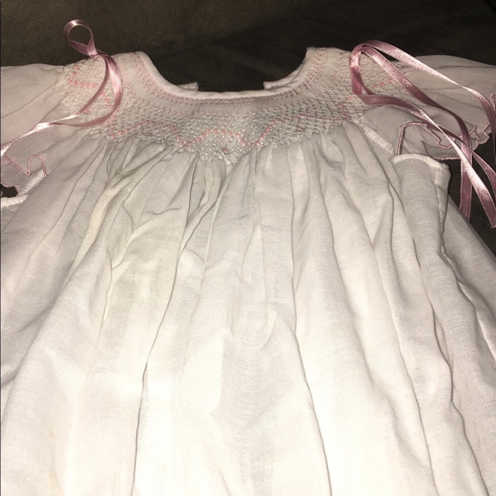 Smocked toddler dress!